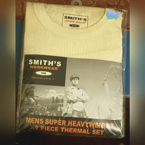 Smith workweek Mens Super Heavyweight 2 Piece Thermal SetXXL Tan